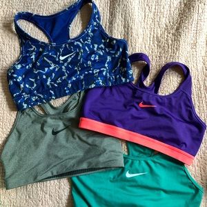 Bundle of 4 Nike Sports Bras!